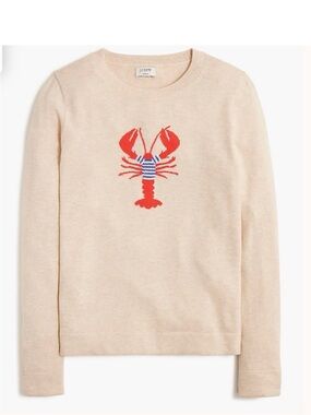 J crew Lobster Teddie sweater